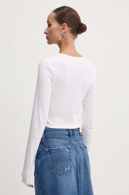 Îmbrăcăminte Tommy Jeans longsleeve DW0DW18430 alb