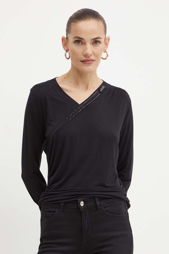 Liu Jo bluza imprimeu negru TF4306.JS360