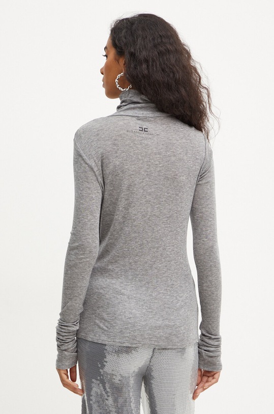 Îmbrăcăminte Elisabetta Franchi longsleeve din amestec de lana MA94B46E2 gri
