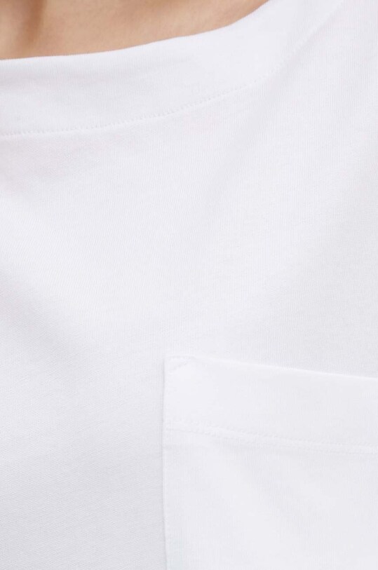 MAX&Co. longsleeve din bumbac alb 2426946021200