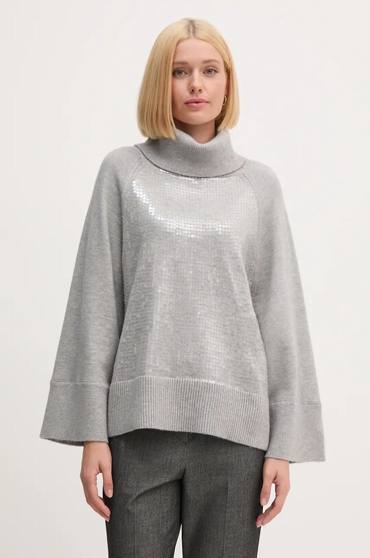 Joseph Ribkoff sweter aplikacja szary 244935