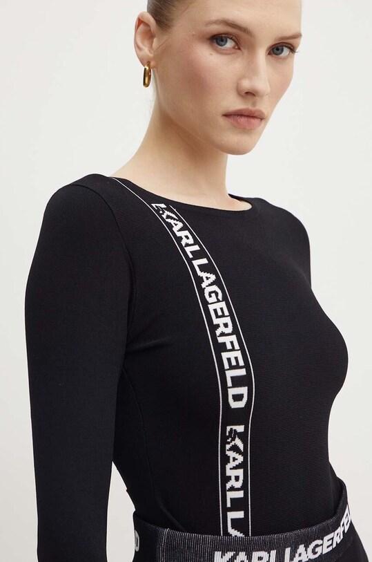 Bodi Karl Lagerfeld 245W2005 crna