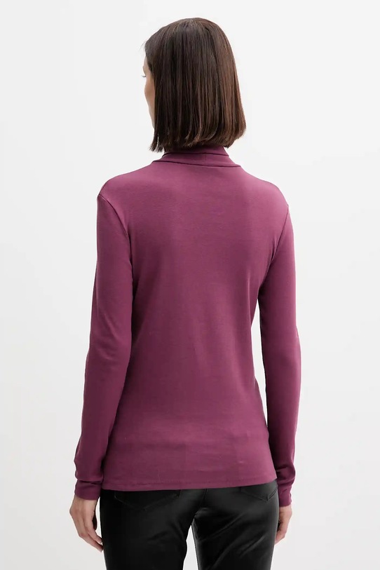 Одежда Хлопковый лонгслив United Colors of Benetton 3GA2E2224 фиолетовой