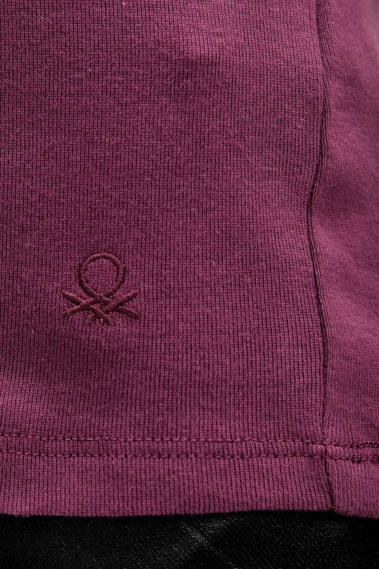 United Colors of Benetton pamut hosszúujjú 3GA2E2224 lila