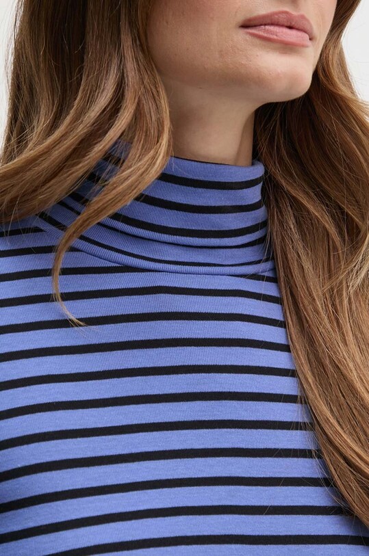 United Colors of Benetton longsleeve bawełniany 30YSE2225 niebieski