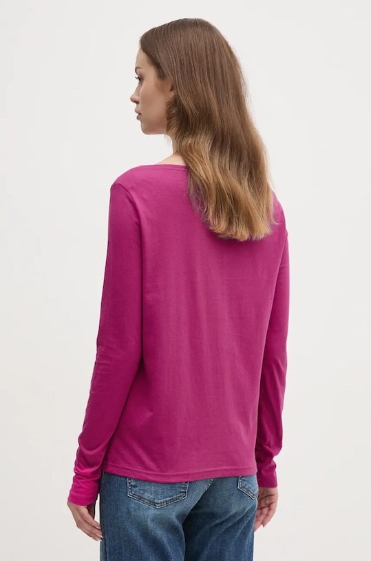Îmbrăcăminte United Colors of Benetton longsleeve din bumbac 3096D102Q roz