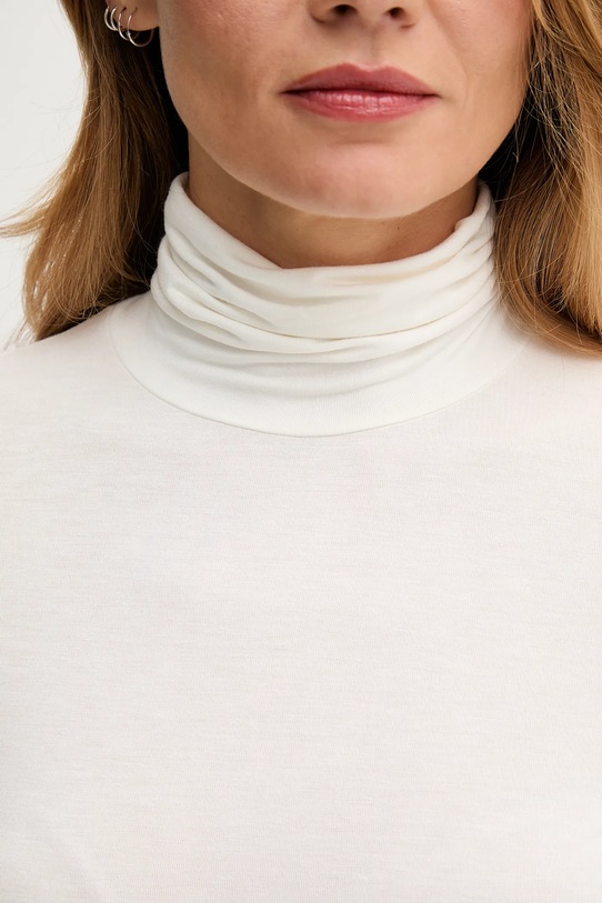 United Colors of Benetton longsleeve 3Z12D2010 beżowy