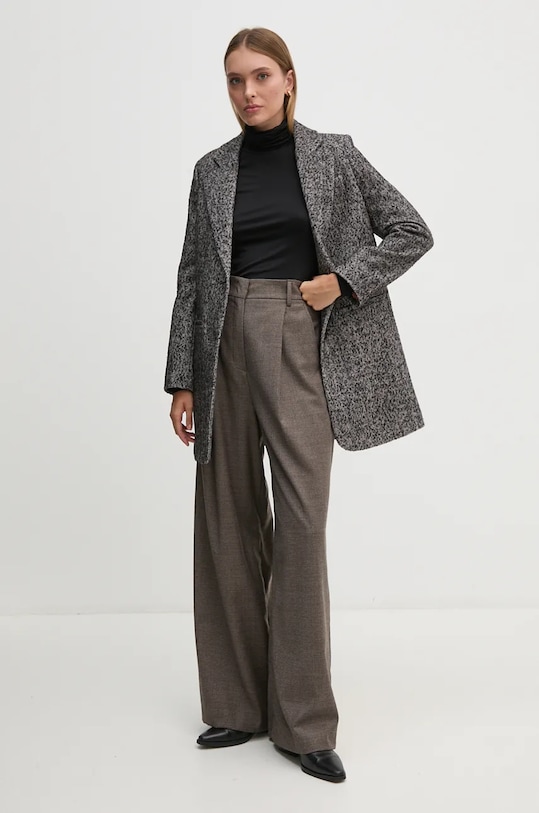 United Colors of Benetton longsleeve 3Z12D2010 czarny AW25