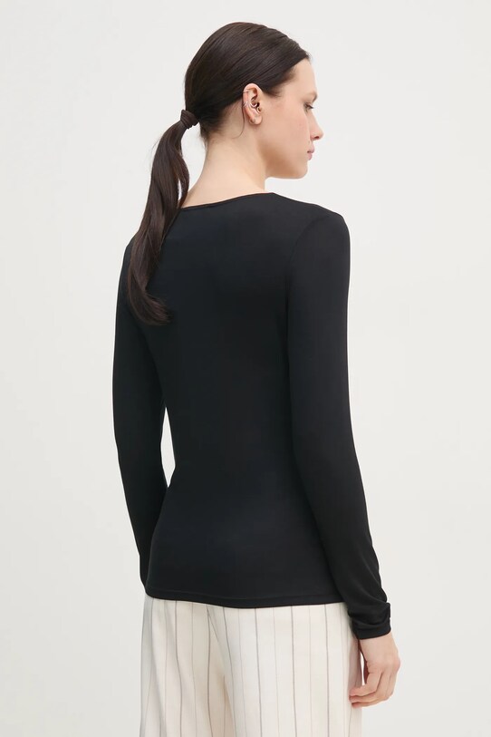 United Colors of Benetton tricou 3Z12D1080 negru SS25