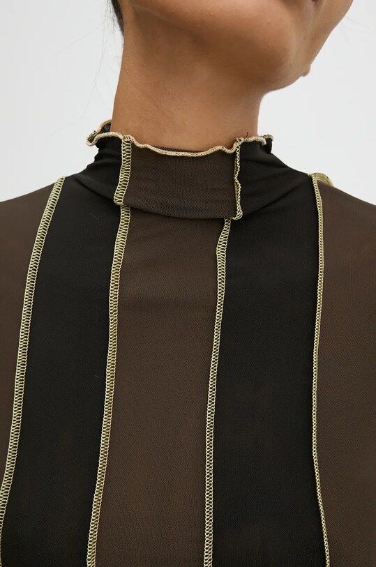 Sunnei longsleeve RTWWTOP003 maro