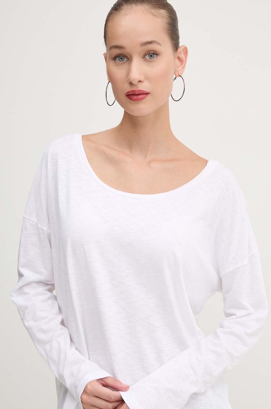 Tričko s dlouhým rukávem Superdry bílá W6011975A.01C