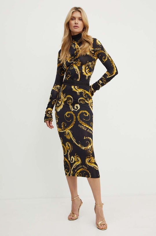 Longsleeve Versace Jeans Couture 77HAH2A5.JS358 μαύρο AW24