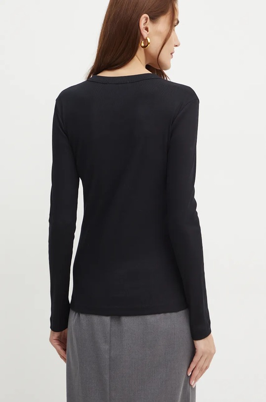 Odzież Ivy Oak longsleeve bawełniany IO1100X2338 czarny