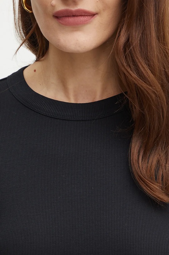 Ivy Oak longsleeve bawełniany IO1100X2338 czarny