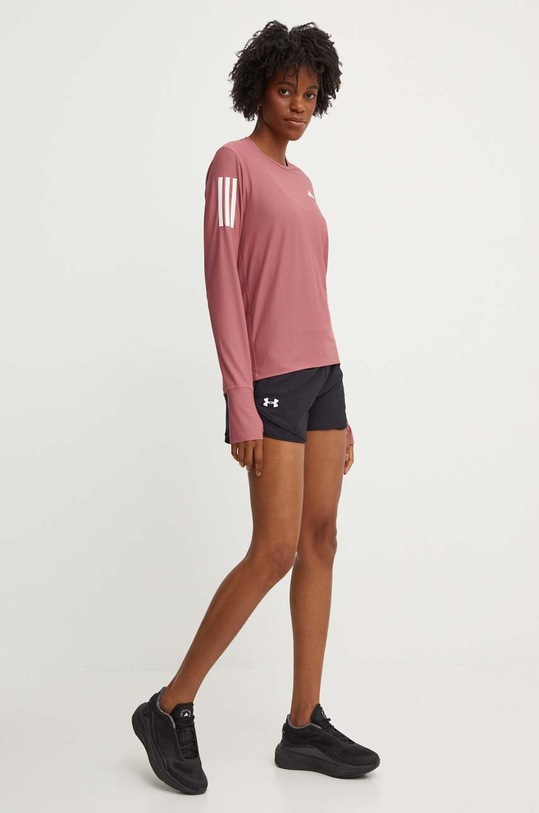 Majica dugih rukava za trčanje adidas Performance Own The Run Base IM5405 roza AW24