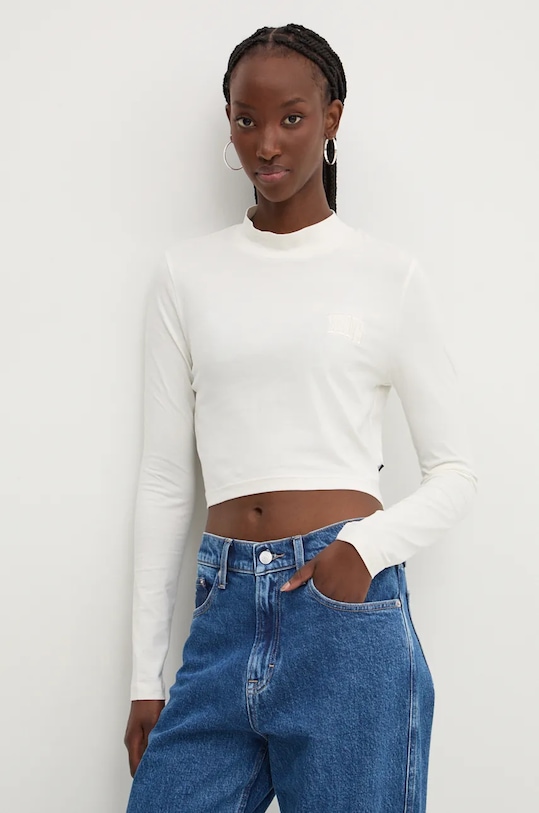 Tričko s dlouhým rukávem Vans hladký béžová VN0007EZFS81