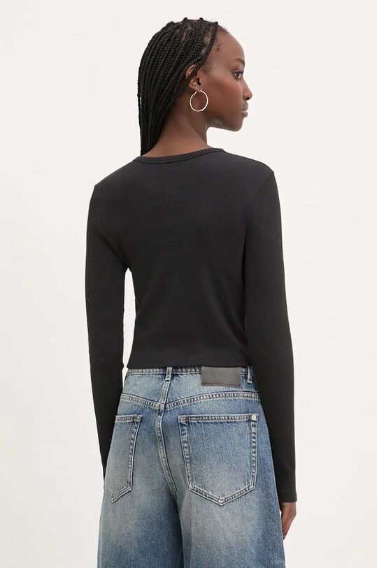 Odzież Vans longsleeve bawełniany VN000HHWBLK1 czarny