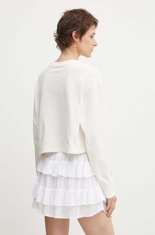 Îmbrăcăminte Vans longsleeve din bumbac VN000J4KFS81 bej