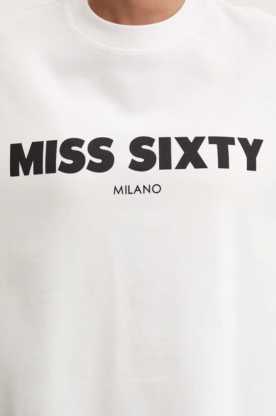 Бавовняний лонгслів Miss Sixty 6L3SJ3770000 білий