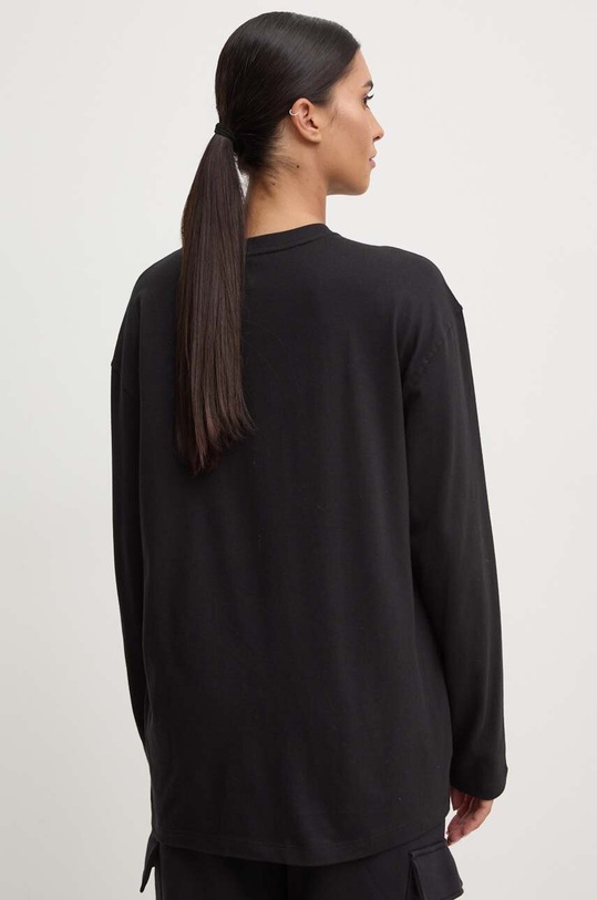 Îmbrăcăminte adidas Originals longsleeve din bumbac Essential IW0954 negru