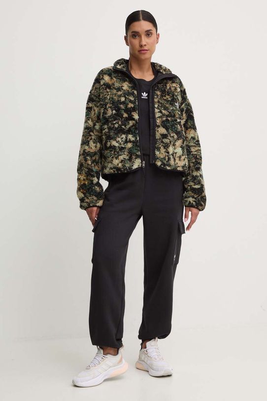 Pamučna majica dugih rukava adidas Originals Essential crna IW0954