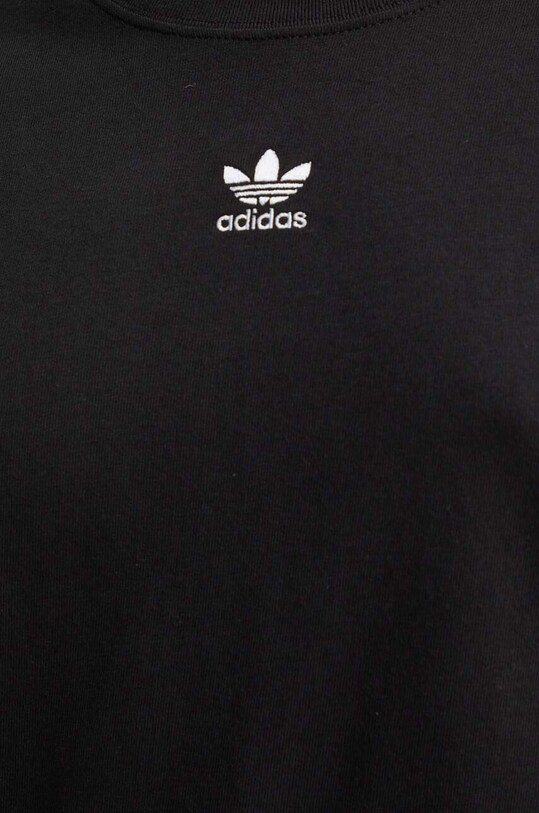 Хлопковый лонгслив adidas Originals 0 IW0954 чёрный
