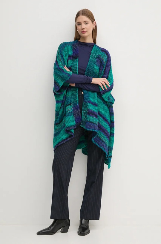 United Colors of Benetton longsleeve 32AVD108J granatowy NC24