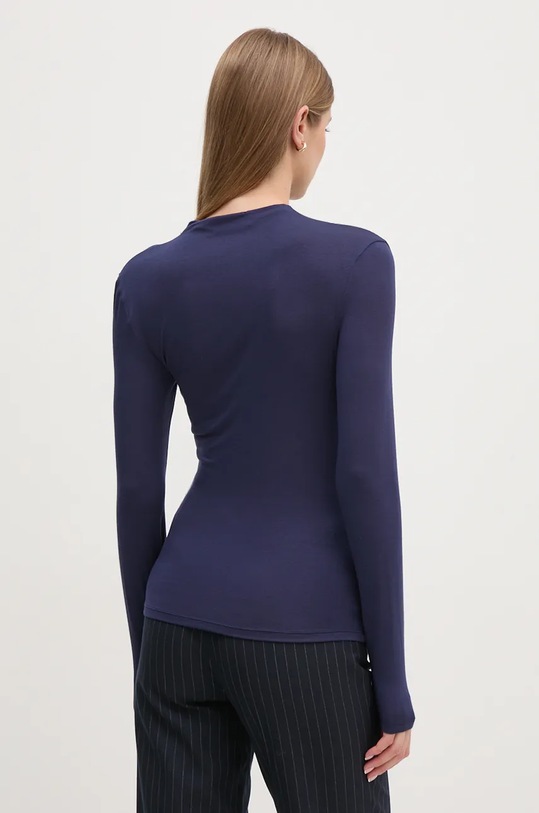 Odzież United Colors of Benetton longsleeve 32AVD108J granatowy