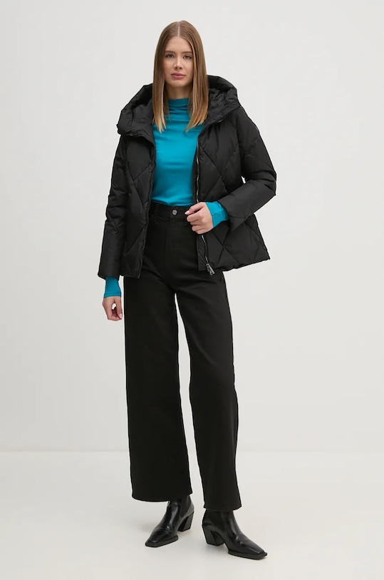 Tričko s dlouhým rukávem United Colors of Benetton 32AVD108J tyrkysová NC24