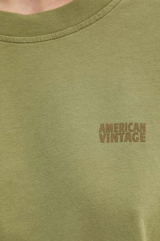 American Vintage longsleeve PYM02BH24 verde