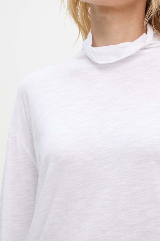 Tričko s dlouhým rukávem American Vintage JAC02BH24 bílá