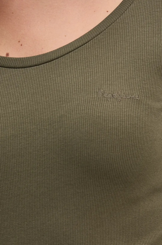 Tričko s dlouhým rukávem Pepe Jeans FINNY PL505955 zelená