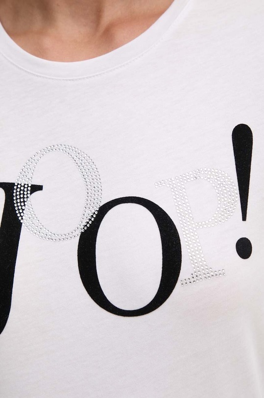 Bavlněné tričko s dlouhým rukávem Joop! bílá 30044869