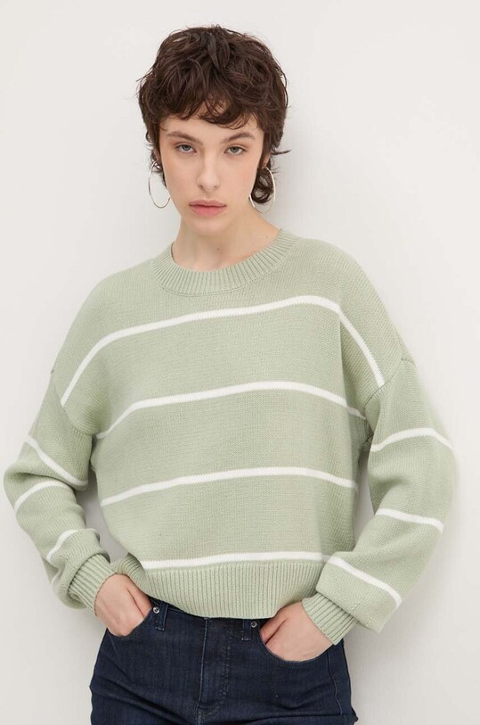 Sveter Hollister Co. okrúhly tyrkysová KI350.4173.320