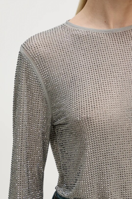 Samsoe Samsoe longsleeve SAMAGDA F24300082 gri