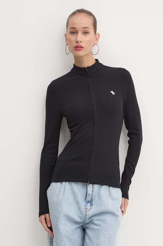 Μπλούζα Abercrombie & Fitch μαύρο KI139.4664.900