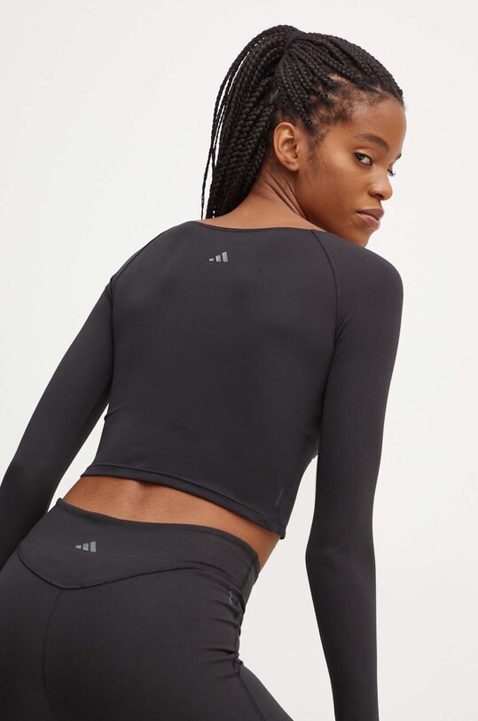 Odzież adidas Performance longsleeve do jogi Yoga IS6714 czarny