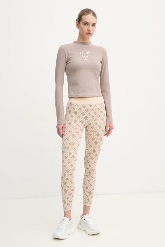 Лонгслів Guess COLETTE V4YI23.KCDH1 бежевий AW24