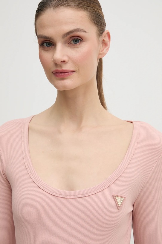 Μακρυμάνικο Guess ροζ V4BP07.K8RT2