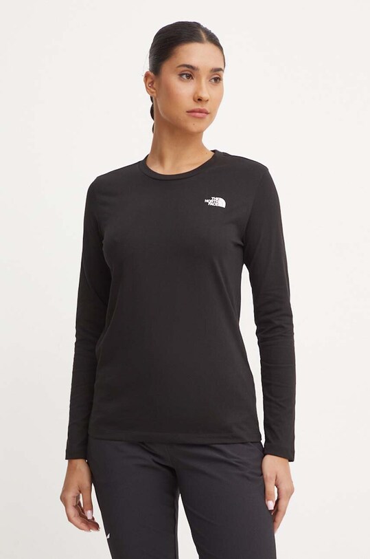 The North Face longsleeve L/S Simple Dome Tee regular czarny NF0A87QPJK31