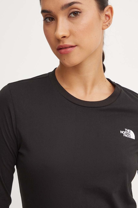 The North Face longsleeve L/S Simple Dome Tee negru NF0A87QPJK31