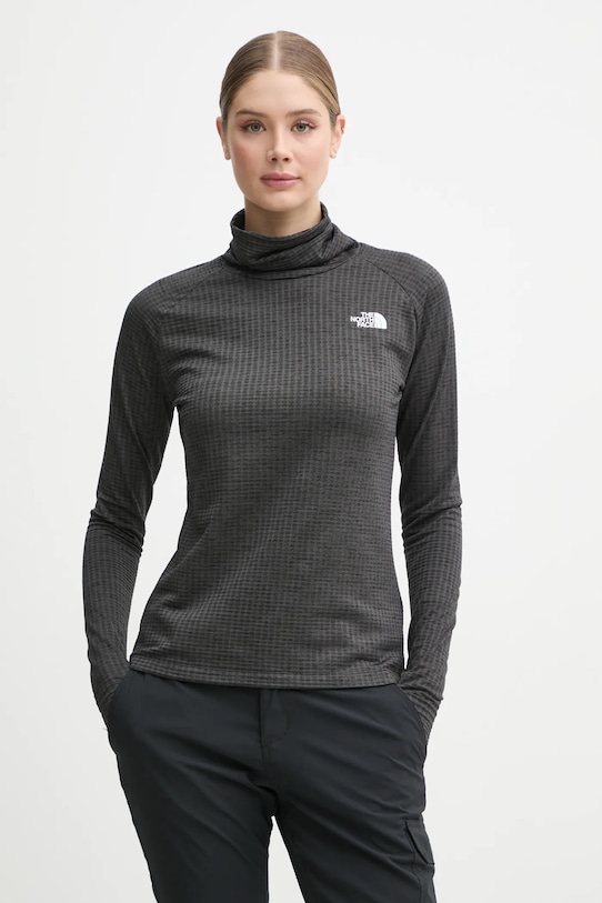 Спортен суичър The North Face Flex Warm Funnel еластичен сив NF0A894N5S51