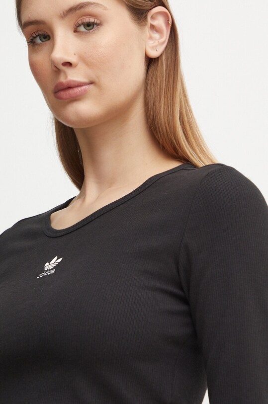 Лонгслів adidas Originals чорний IW5725