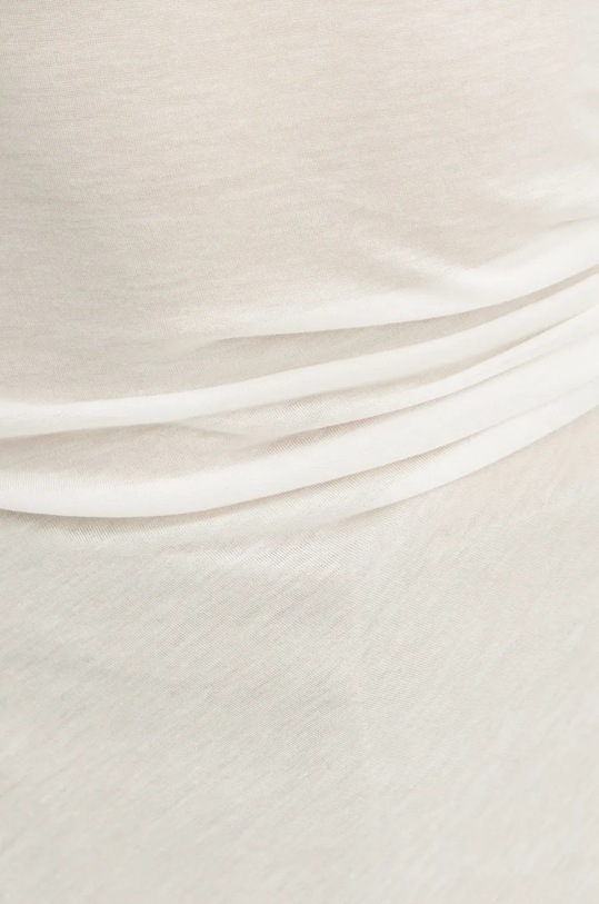 Tričko s dlouhým rukávem s příměsí vlny MAX&Co. 2426976013200 béžová