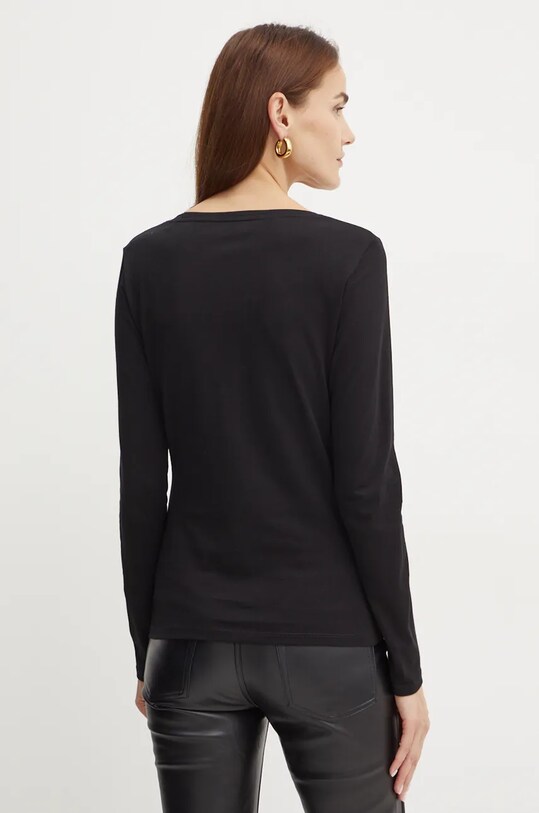 Хлопковый лонгслив Guess W4BI21.I3Z14 чёрный AW24
