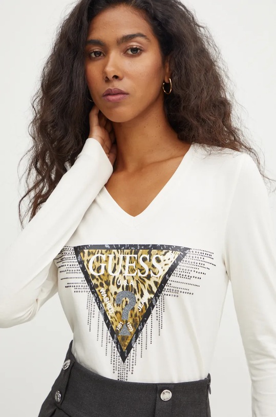 Guess longsleeve imprimeu bej W4BI28.J1314