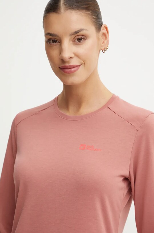 Jack Wolfskin longsleeve sport Vonnan portocaliu A60290