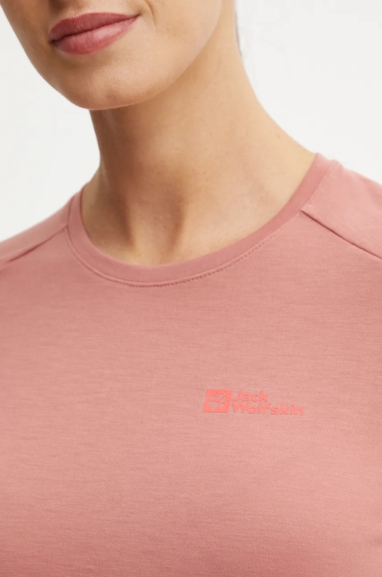 Športové tričko s dlhým rukávom Jack Wolfskin Vonnan A60290 oranžová