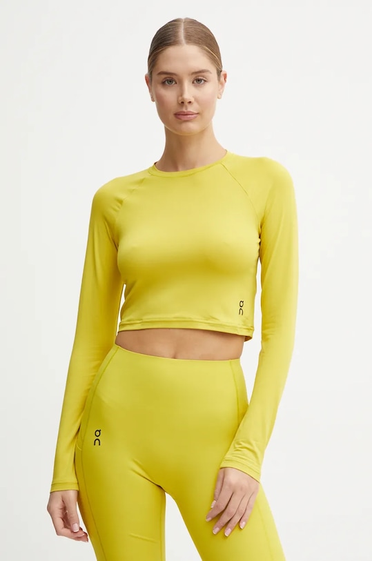 On longsleeve treningowy Movement z elastanem zielony 1WE30032607