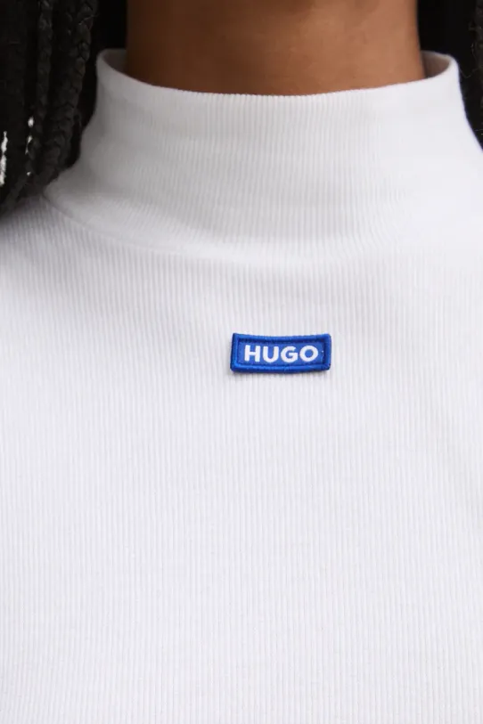 Tričko s dlhým rukávom Hugo Blue 50525318 biela